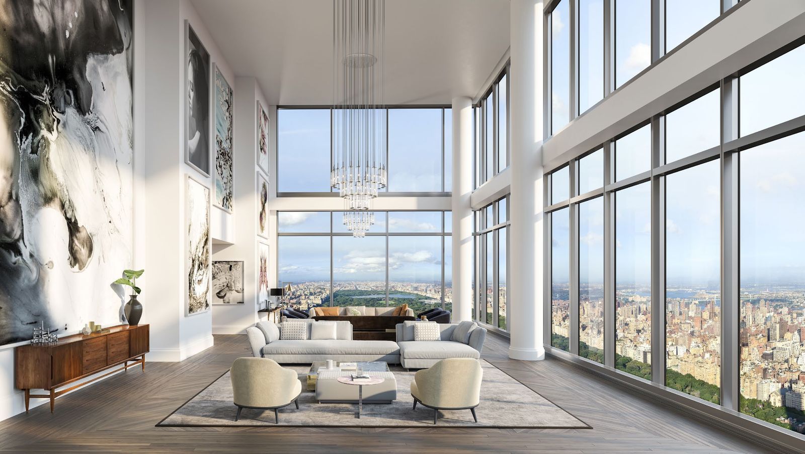 A Veduta window onto Central Park from a high floor